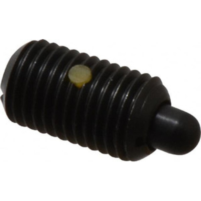 Gibraltar M16 x 2.0, 28.5mm Thread Length, 8mm Plunger Projection, Steel Threaded Spring Plunger 7.87mm Max Plunger Diam, 1.59 Kg Init End Force, 11.79 Kg Final End Force MSW10-10FS-PT-G – 03313376