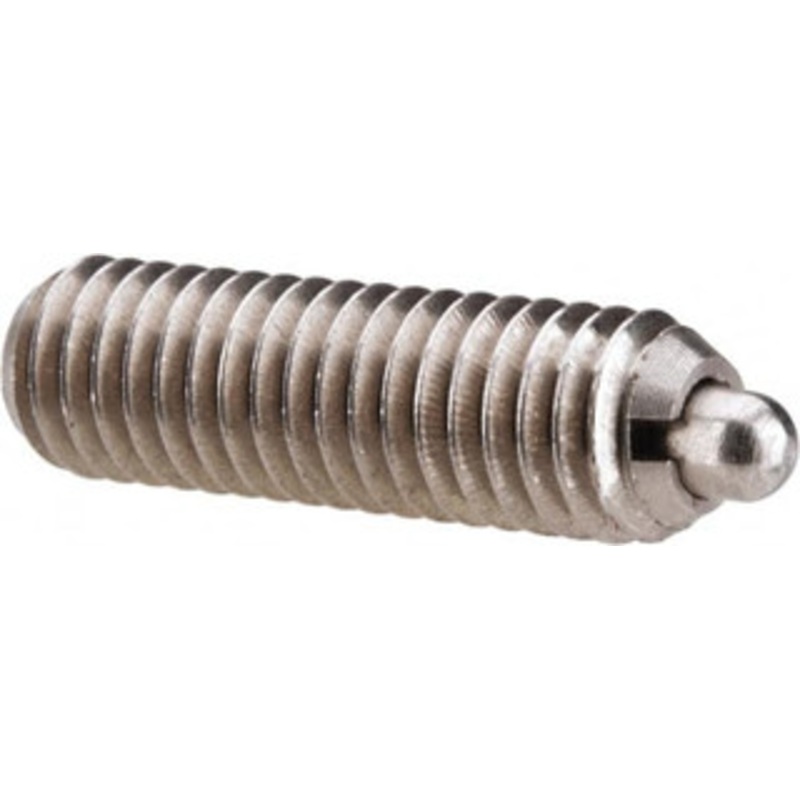 Gibraltar M6 x 1.0, 0.787 Thread Length, 0.098 Plunger Projection, Stainless Steel Threaded Spring Plunger 0.106 Max Plunger Diam, 0.787 Plunger Length, 4.05 Lb Init End Force, 11.24 Lb Final End Force MSSW10-4-G – 75468991