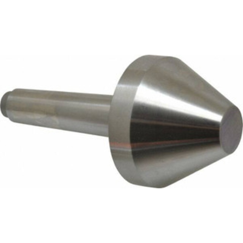 Riten 2-3/4 Head Diam, Hardened Tool Steel Bull Nose Point Solid Dead Center 3MT Morse Taper, 2-3/4 Point Diam, 1.508 Point Length 66603 – 99090474