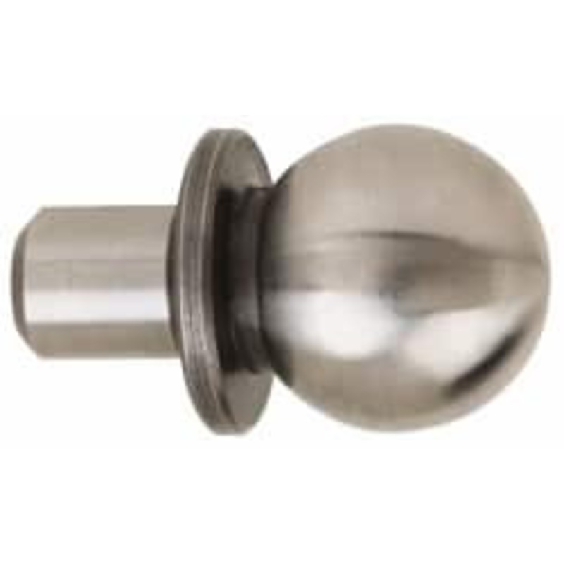 Gibraltar 1/2 Ball Diam, 1/4 Shank Diam, Steel Inspection Tooling Ball Thread Shank, 5/8 Ball Center to Shank Bottom, 5/16 Ball Center to Shoulder Bottom, with Shoulder 826875-G – 64254899