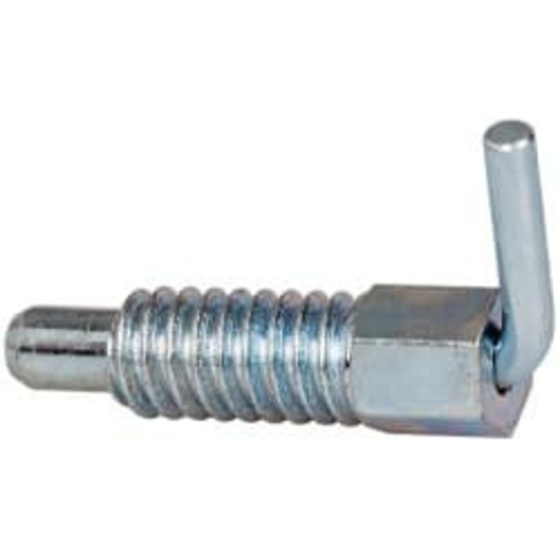 Gibraltar 1/4-20, 1/2 Thread Length, 0.16 Plunger Diam, 0.12 Lb Init to 0.5 Lb Final End Force, Steel L Handle Plunger 3/4 Body Length, 1/2 Length Under Head, 0.2 Plunger Projection LN-0-G – 64169857
