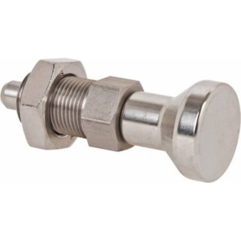Gibraltar M20x1.5, 25mm Thread Length, 10mm Plunger Diam, Lockout Knob Handle Indexing Plunger Plunger Style B, 28mm Body Length, 83mm OAL, Stainless Steel IPG-103ss-G – 80725542
