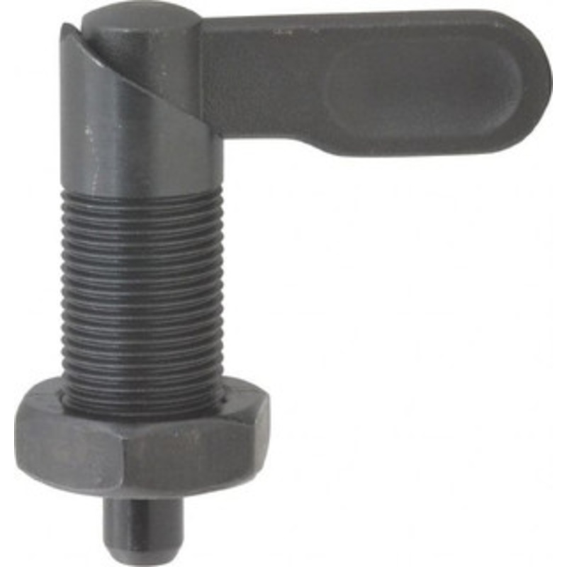Gibraltar M20x1.5, 35mm Thread Length, Straight Cam Action Indexing Plunger 20mm Body Diam, 35mm Body Length, 50mm Handle Length, 12mm Plunger Projection CAMG-243-G – 88363999