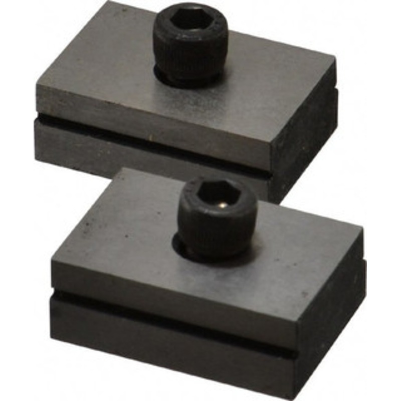 Kurt 13/16 Base Width, 7/8 Slot Width, 1/4 Fastener Diam Compatibility, Step Fixture Key 5/32 Slot Height, 17/64 Base Height, 1-1/4 OAL x 7/8 Overall Width x 7/16 Overall Height D80-33A – 09214735