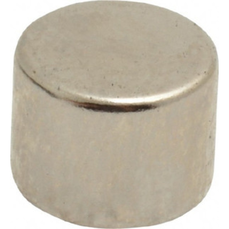 Mag-Mate 1/2 Diam x 3/8 High Neodymium Rare Earth Magnet 8.9 Lb Max Capacity, 200F Max, Nickel Plated NE5037NP35 – 71551949