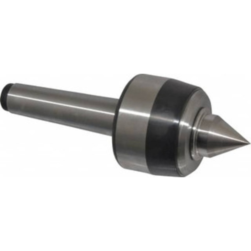Royal MT3 Taper Shank, 2.33 Head Diam 4,870 Lb Capacity Live Center 5,000 Max RPM, 1-3/4 Head Length, 1 Point Diam, 1.22 Point Len, 970 Lb Max Workpc, 6-13/32 OAL, Standard Point 10103 – 00099135