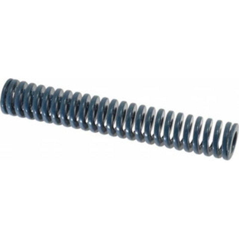 Danly 3/4 Hole Diam, 3/8 Rod Diam, 4-1/2 Free Length, Blue Die Spring 9.3 Lb Max Deflection, 1.7 Max Deflection, Medium Duty, Chromium Vanadium Steel 9-1218-21 – 76012707
