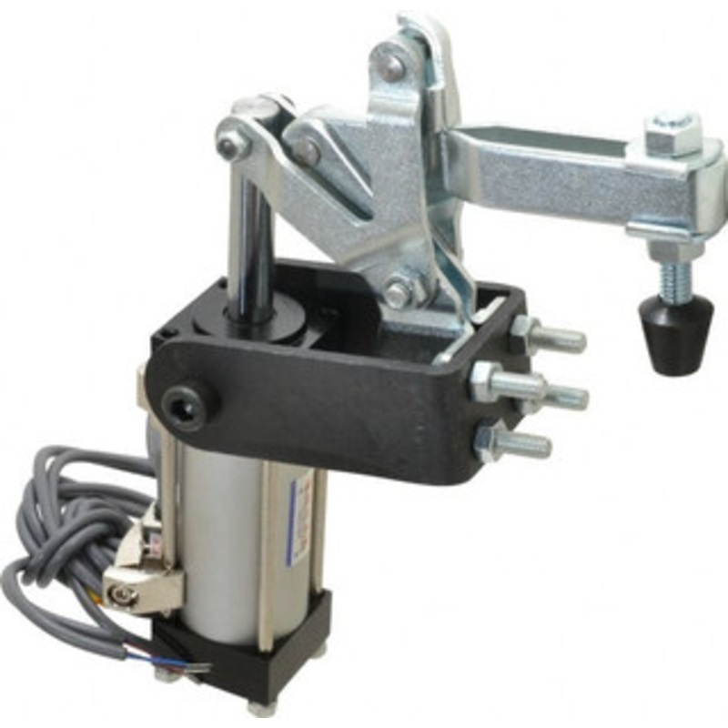 Gibraltar 375 Lb Inner Hold Capacity, Horiz Mount, Air Power Hold-Down Toggle Clamp 1/8 NPT Port, 95 Bar Opening, 2.76 Height Under Bar GIB-AC20820A-MR – 77863637