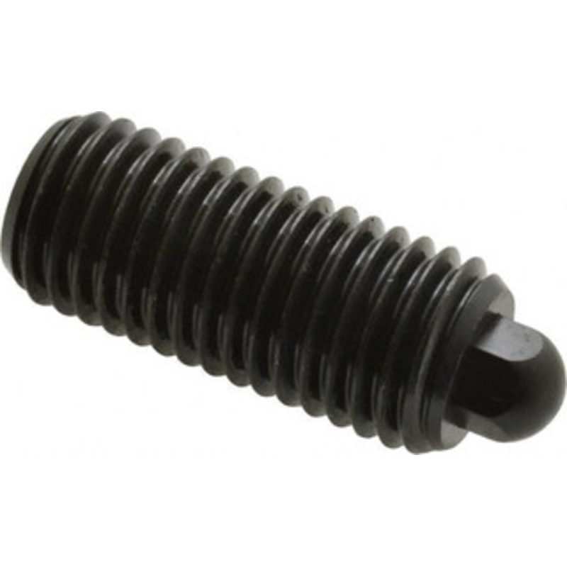 Vlier 3/4-10, 1-3/4 Thread Length, 5/16 Plunger Projection, Steel Threaded Spring Plunger 3/8 (Hex) Max Plunger Diam, 1-3/4 Plunger Length, 6.7 Lb Init End Force, 37.3 Lb Final End Force, 3/8 Hex H64 – 62119094