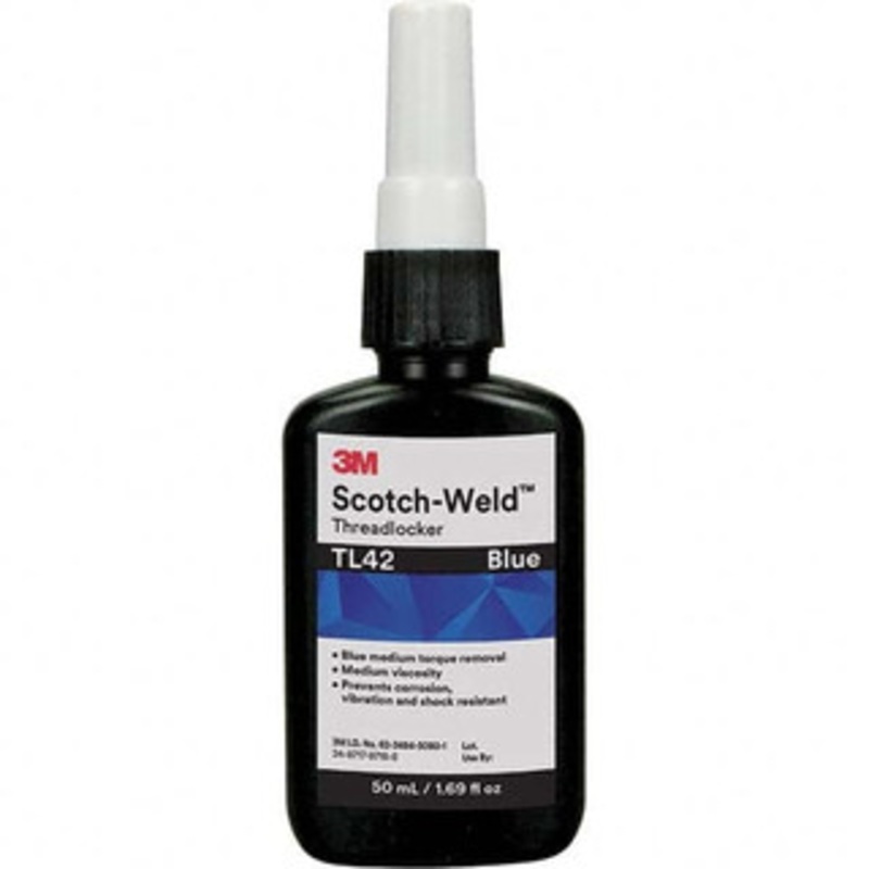 3M 250 mL Bottle, Blue, Medium Strength Liquid Threadlocker Series TL42, 24 hr Full Cure Time, Hand Tool Removal 7100039192 – 32917593