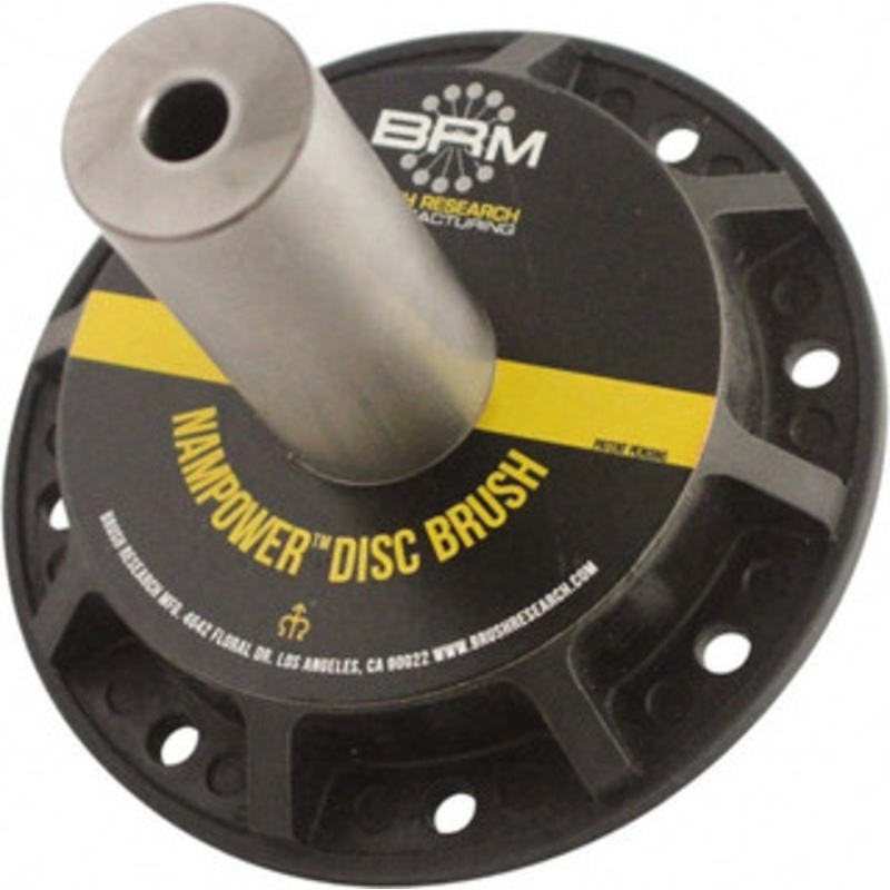 Brush Research Manufacturing 31/32 Arbor Hole to 0.968 Shank Diam Standard Collet For 4, 5 & 6 NamPower Disc Brushes, Attached Spindle, Flow Through Spindle ADHLWMP – 68977032