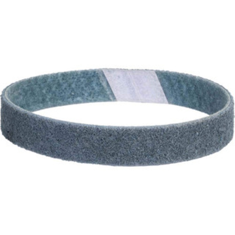 Norton 1 Wide x 21 OAL, Aluminum Oxide Abrasive Belt Aluminum Oxide, Very Fine, Nonwoven, Cloth Backing 66623333519 – 65398083