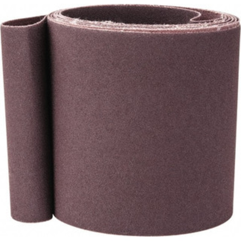 Norton 4 Wide x 132 OAL, 120 Grit, Aluminum Oxide Abrasive Belt Aluminum Oxide, Fine, Coated, X Weighted Cloth Backing, Series R228 78072722375 – 05802129