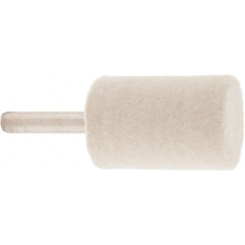 Value Collection 1 Diam 1/4 Shank Diam Medium Density Cylinder Shaped Mounted Bob 1-1/2 Head Length, 2 Shank Length, Wool Felt 516133 – 91068601