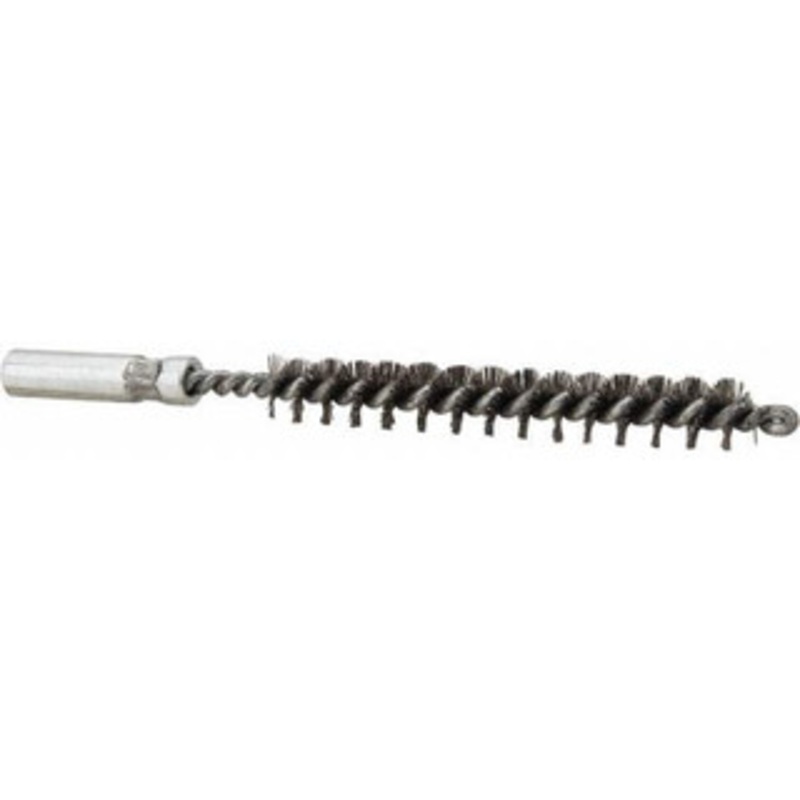 Value Collection 5/16 Diam Helical Stainless Steel Tube Brush 0.006 Filament Diam, 2-3/8 Brush Length, 4 OAL, 3/16-24 Female Shank 83100003 – 04662318