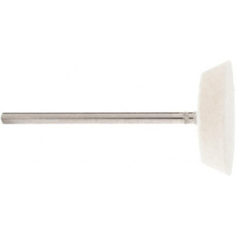 Value Collection 7/8 Diam 3/32 Shank Diam Hard Density Inverted Cone Shaped Mounted Bob 3/16 Head Length, 2 Shank Length, Wool Felt 516102 – 91067728
