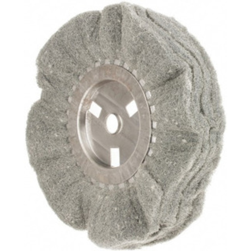 Value Collection 8 Diam x 4 Thick, Soft Mounted Polishing Wheel 2 Ply, Fine Grade, 5/8 Shank Diam 535959542 – 66999954