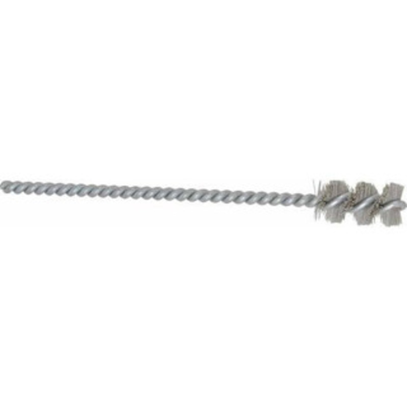 Weiler Abrasives 0.515 Diam Helical Nylon Tube Brush 0.012 Filament Diam, 1 Brush Length, 5 OAL, 0.194 Diam Shank 98421 – 75852699