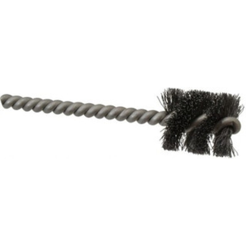 Weiler Abrasives 7/8 Diam Helical Steel Tube Brush 0.008 Filament Diam, 1 Brush Length, 3-1/2 OAL, 7/32 Diam Stainless Steel Shank 21267 – 75851477