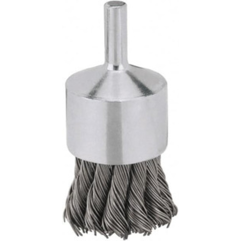 DeWALT 3/4 Diam Steel Knotted End Brush with Pilot 1/4 Shank Diam, 1/4 Pilot Diam, 20,000 Max RPM DW49004 – 70079462