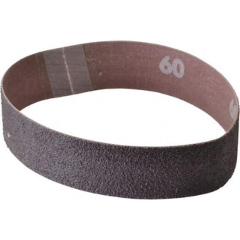Norton 1 Wide x 12 OAL, 60 Grit, Aluminum Oxide Abrasive Belt Aluminum Oxide, Medium, Coated, Series R228 78072700785 – 82057175