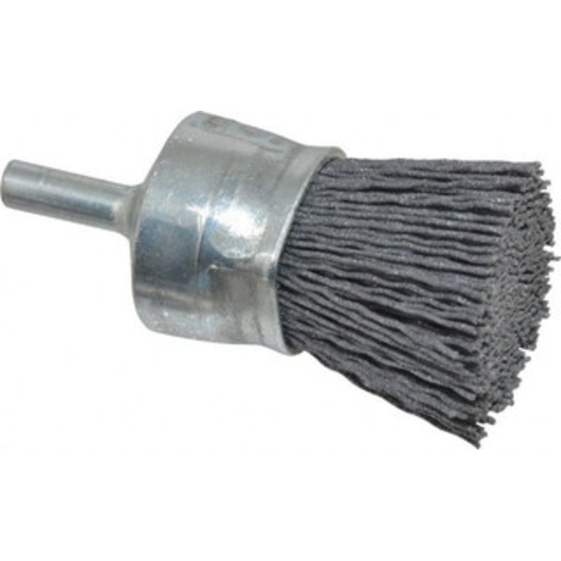 Osborn 1 Diam Nylon End Brush 1 Trim Length, 1/4 Shank Diam, 9,000 Max RPM 0003077100 – 00126920