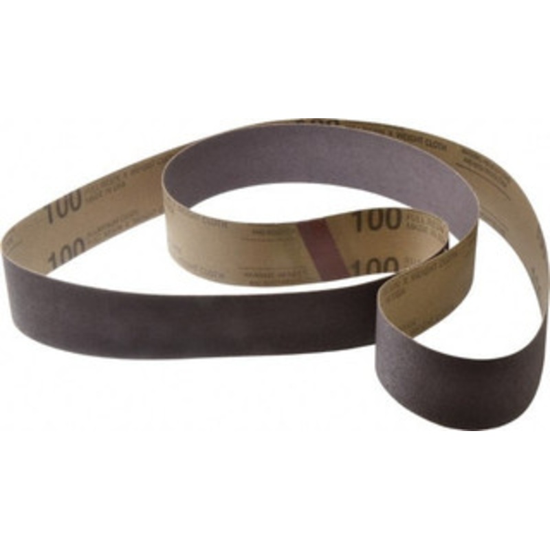 Tru-Maxx 2 Wide x 72 OAL, 100 Grit, Aluminum Oxide Abrasive Belt Aluminum Oxide, Fine, Coated 7166 – 85575173