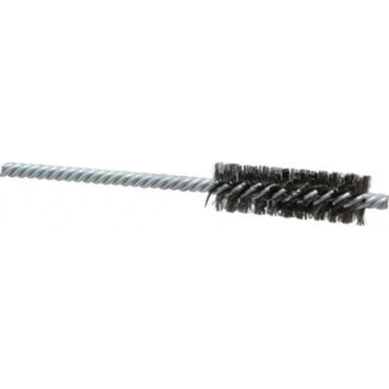Weiler Abrasives 5/8 Diam Helical Steel Tube Brush Double Spiral, 0.005 Filament Diam, 2 Brush Length, 5 OAL, 7/32 Diam Shank 98355 – 75850800