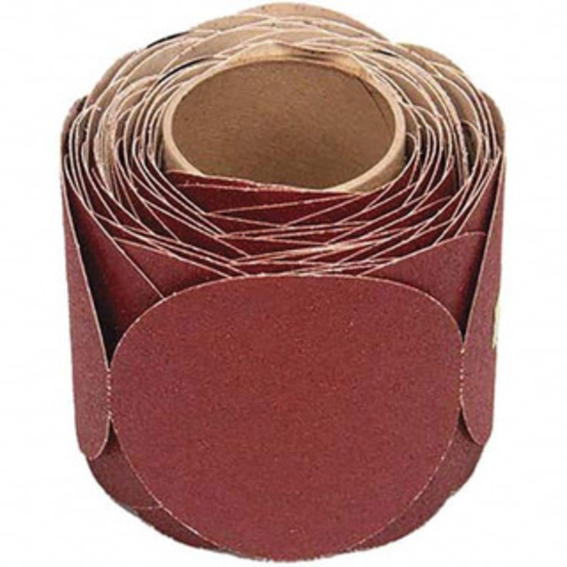 3M 5 Diam, 80 Grit Ceramic Adhesive PSA Disc Medium Grade, Red, F Weighted Backing, Flexible, Use with Random Orbital Sanders 7100078003 – 85267839