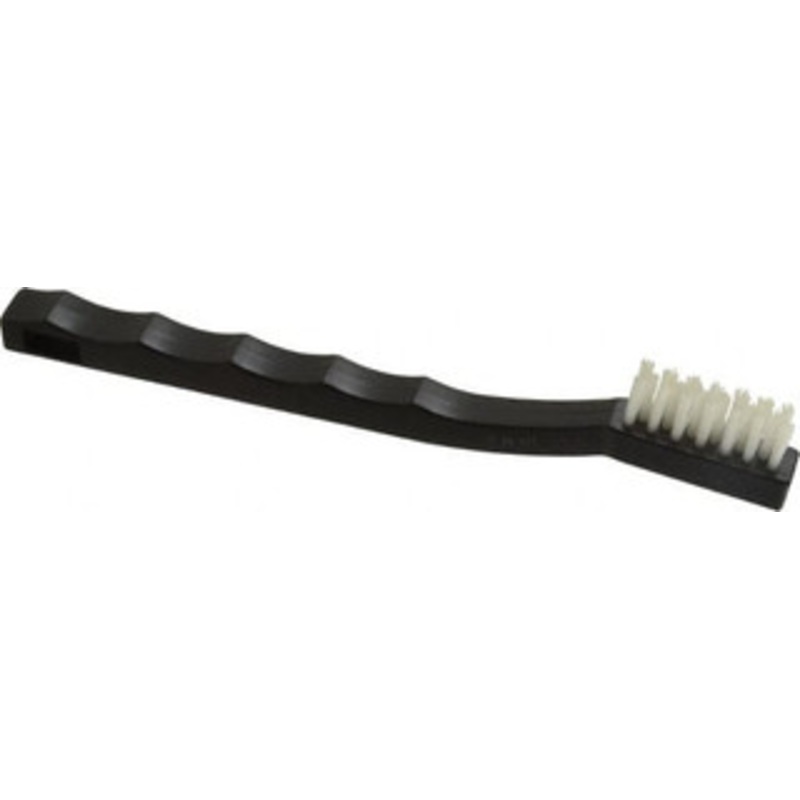 Made in USA 3 Rows x 7 Columns Nylon Platers Hand Brush 1-1/2 Brush Length, 7-1/4 OAL, 1/2 Trim Length, Plastic Toothbrush Handle P8138-N – 00358838