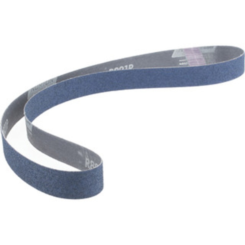 Norton 1 Wide x 42 OAL, 60 Grit, Zirconia Alumina Abrasive Belt Zirconia Alumina, Medium, Coated, Y Weighted Cloth Backing, Dry, Series R821 78072726903 – 85117067