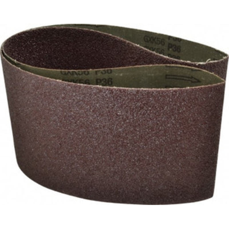 Tru-Maxx 6 Wide x 48 OAL, 36 Grit, Aluminum Oxide Abrasive Belt Aluminum Oxide, Very Coarse, Coated, X Weighted Cloth Backing 7311 – 00445858