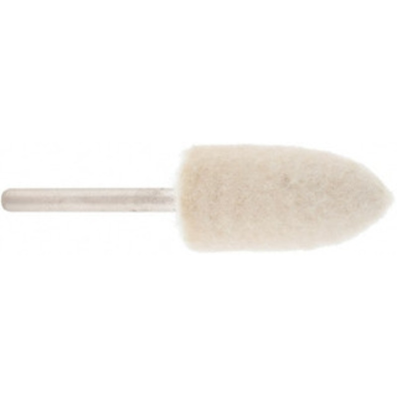 Value Collection 1/2 Diam 1/8 Shank Diam Medium Density Bullet Shaped Mounted Bob 1 Head Length, 2 Shank Length, Wool Felt 516159 – 91068130