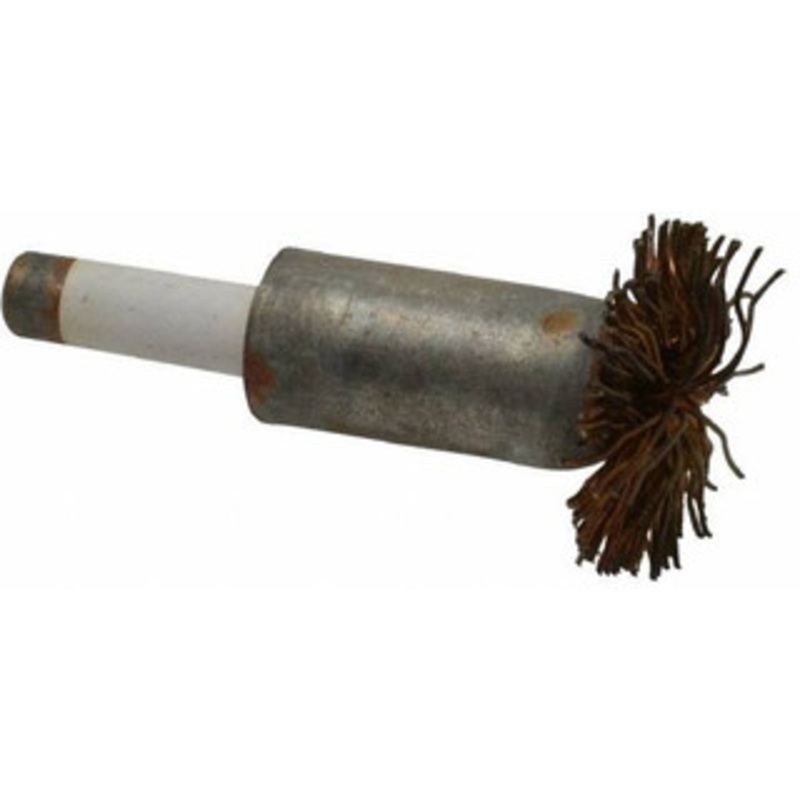 Value Collection 1/2 Diam Brass End Brush 7/8 Trim Length, 1/4 Shank Diam, 20,000 Max RPM 0401206350 – 74038233