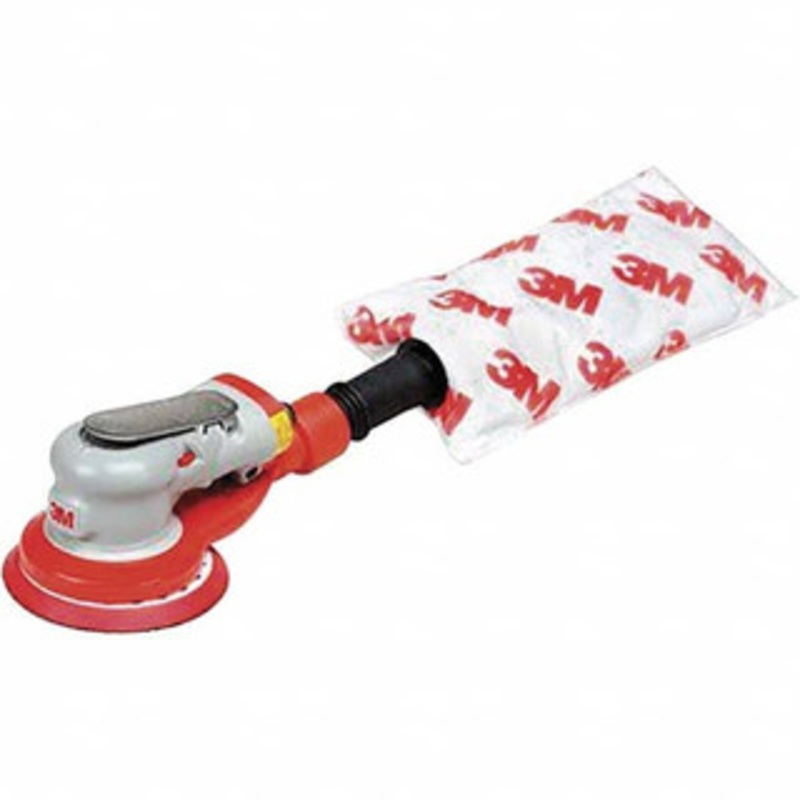 3M 10,000 OPM, 17 CFM Air Consumption, 90 psi Air Pressure, Palm Air Orbital Sander Round Pad, 7100053411 – 64398274