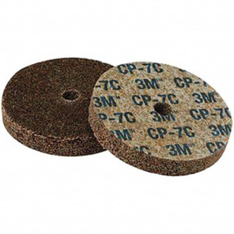 3M 2 Diam, 1/2 Face Width, 1/4 Center Hole, Coarse Grade, Aluminum Oxide Deburring Wheel Unitized, Hard Density 7 Grade, 22,100 RPM 7100140013 – 00673582