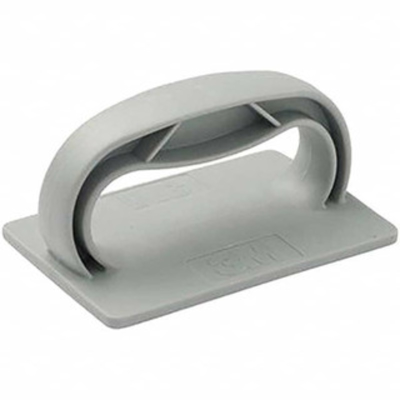 3M 3-1/2 Wide x 4-3/4 Long x 2-1/2 Thick Plastic Hand Pad Holder with Twist-Lok Attachment Compatible with 4 x 6 Scotch-Brite 7100134185 – 03356607