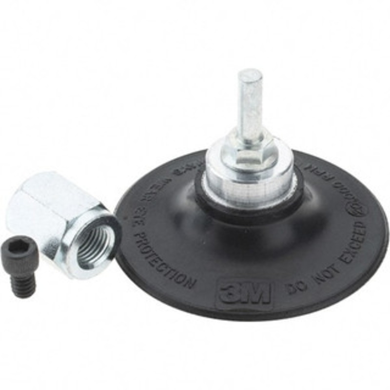3M 3 Diam 3M ROLOC Disc Backing Pad Hard Density, 20,000 RPM, Roloc TR Compatible BD-05540 – 43583335