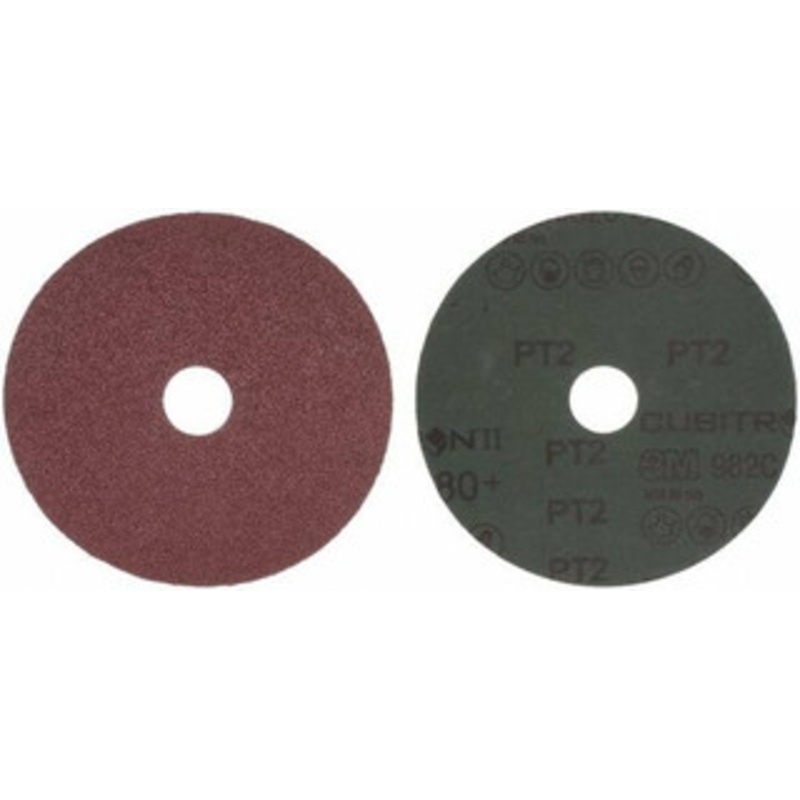 3M 5 Diam, 7/8 Hole, 80 Grit Ceramic Fiber Disc Medium, 12,000 Max RPM, Series 982C 7000119200 – 71368948