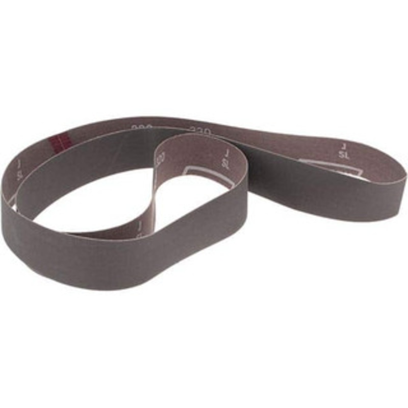 Norton 1-1/2 Wide x 60 OAL, 320 Grit, Aluminum Oxide Abrasive Belt Aluminum Oxide, Extra Fine, Coated, Series R228 78072749318 – 82108267