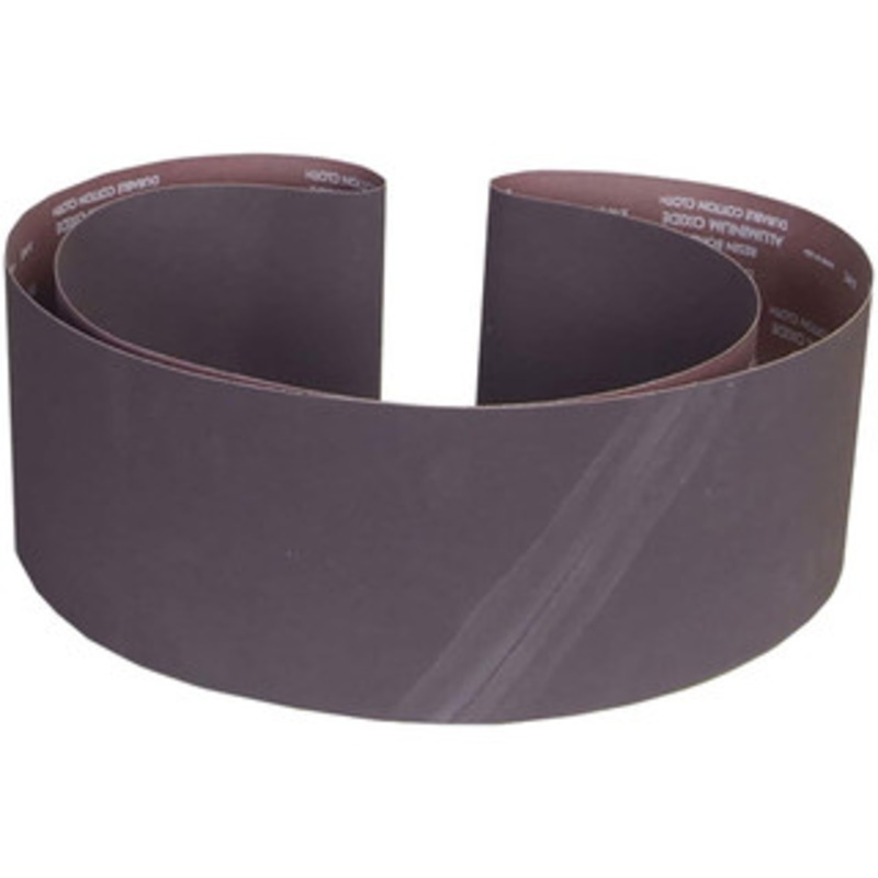 Norton 8 Wide x 107 OAL, 100 Grit, Aluminum Oxide Abrasive Belt Aluminum Oxide, Fine, Coated, X Weighted Cloth Backing, Series R228 78072722773 – 05804109