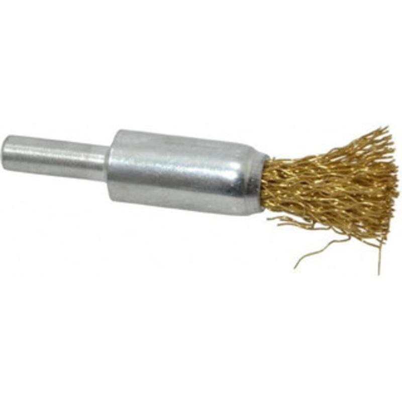 Value Collection 1/2 Diam Brass End Brush 7/8 Trim Length, 1/4 Shank Diam, 20,000 Max RPM 0401206330 – 74038217