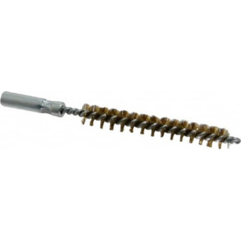 Value Collection 5/16 Diam Helical Brass Tube Brush 0.005 Filament Diam, 2-3/8 Brush Length, 4 OAL, 3/16-24 Female Shank 83100004 – 04613105