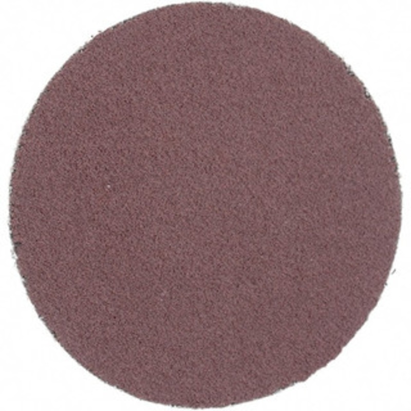 3M 2 100 Grit Aluminum Oxide Quick Change Disc Type R Attachment, Fine Grade, Brown, Coated, Cloth Backing, 25,000 RPM, Roloc TR Compatible BD-KP87596 – 43576511
