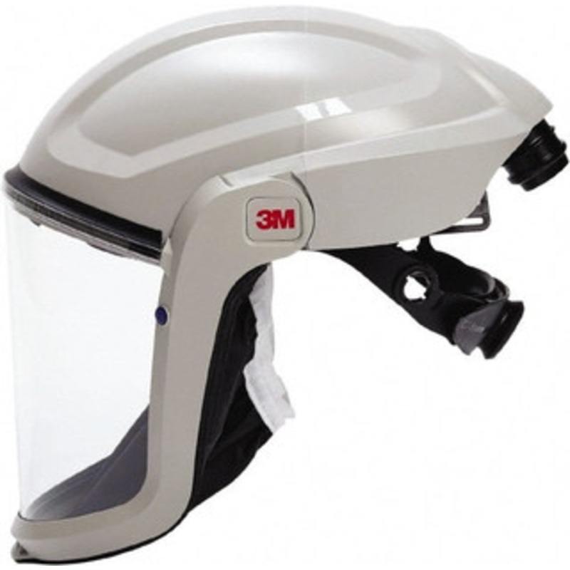 3M Size Standard, PAPR Compatible Face Shield with Face Shield Polyethylene, Gray, Adjustable Ratchet, Compatible with 3M Versaflo 7100086942 – 54669437