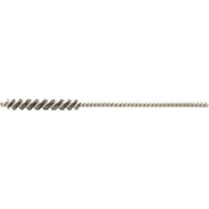 Brush Research Manufacturing 0.156 Diam Helical Stainless Steel Tube Brush 0.003 Filament Diam, 1 Brush Length, 3 OAL, 0.072 Diam Shank 81A156 – 00294488