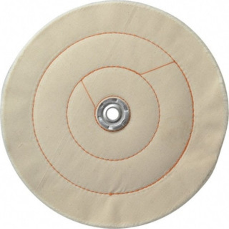 Dico 10 Diam x 1/2 Thick Unmounted Buffing Wheel Cushion Sewn, 1 Arbor Hole, Medium Density 526-36-10 1/2AH – 00533166