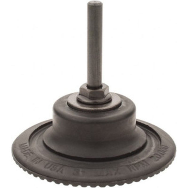 Made in USA 3 Diam Quick-Change Type R Disc Backing Pad 1/4 Shank Diam, Medium Density, 20,000 RPM 383107 – 91829663