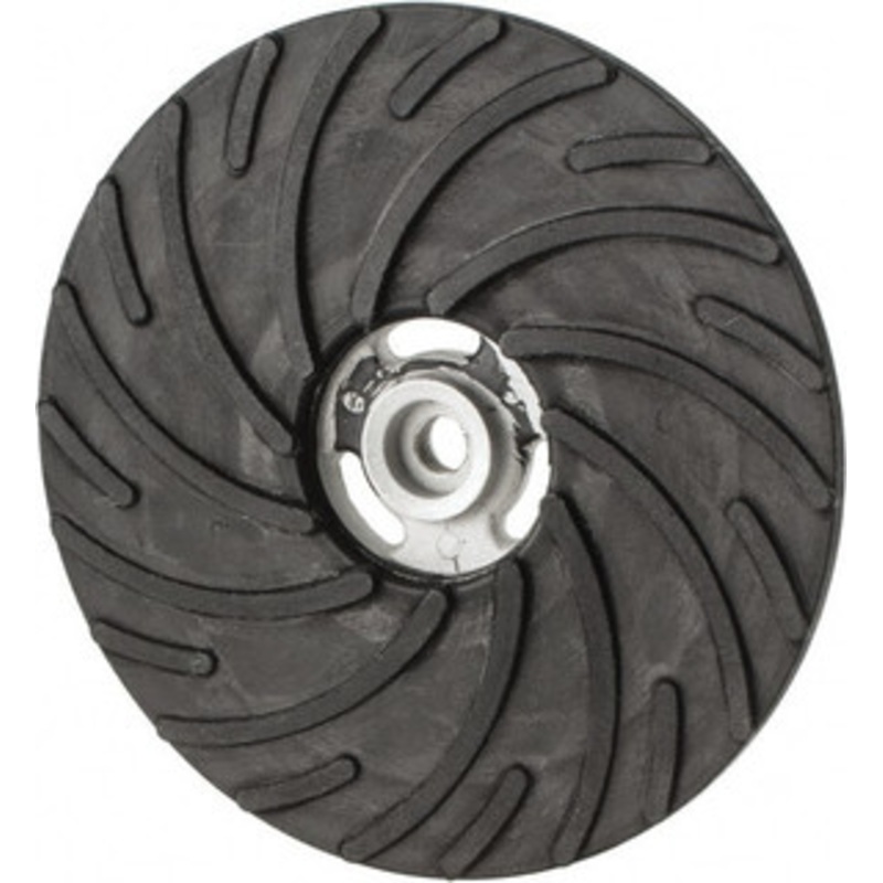 Norton 9 Diam Locking Nut Disc Backing Pad Hard Density, 6,600 RPM 63642543426 – 05896139