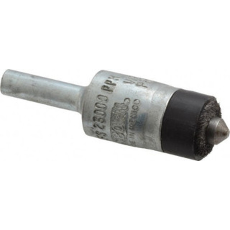 Osborn 1/2 Diam Steel End Brush with Pilot 3/8 Trim Length, 1/4 Shank Diam, 1/4 Pilot Diam, 25,000 Max RPM 0003075200 – 00126730
